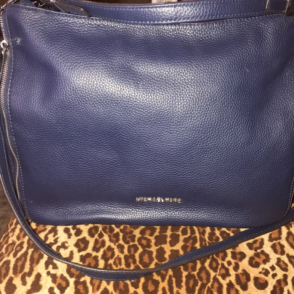 Michael Kors Navy Blue Hobo